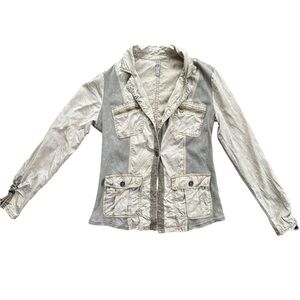 XCVI Women's Green stretch Blazer size M